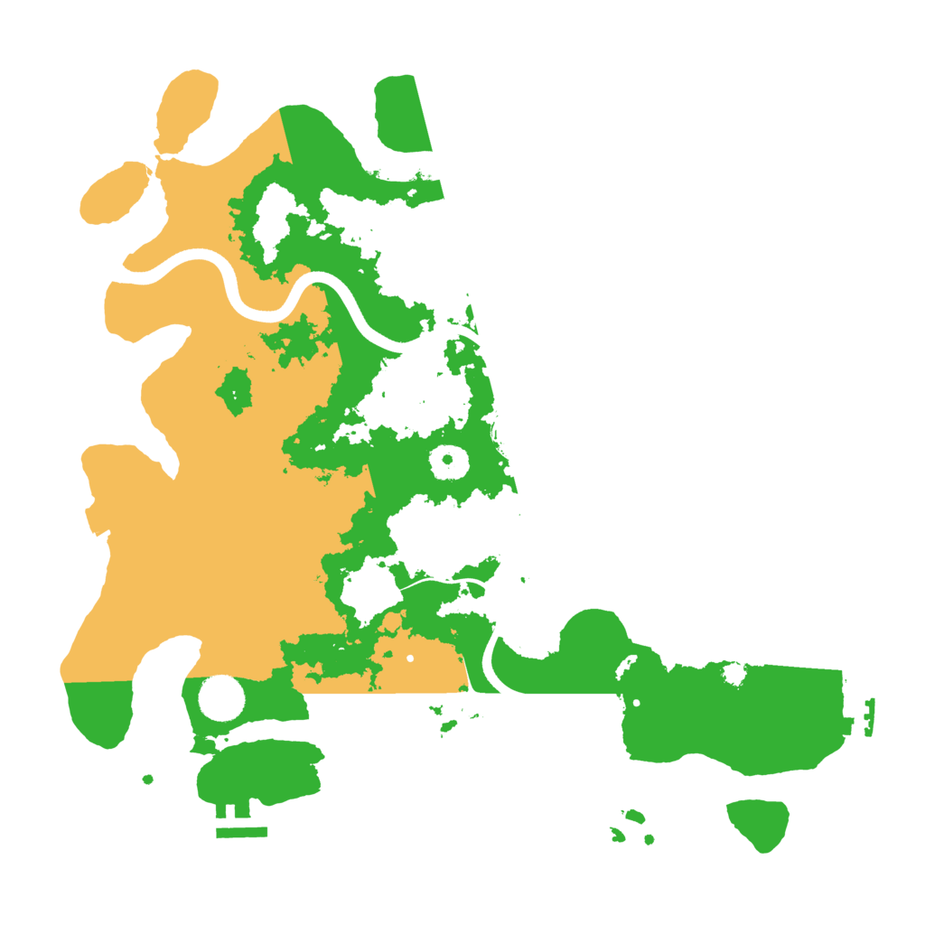 Biome Rust Map: Procedural Map, Size: 3650, Seed: 1320384495