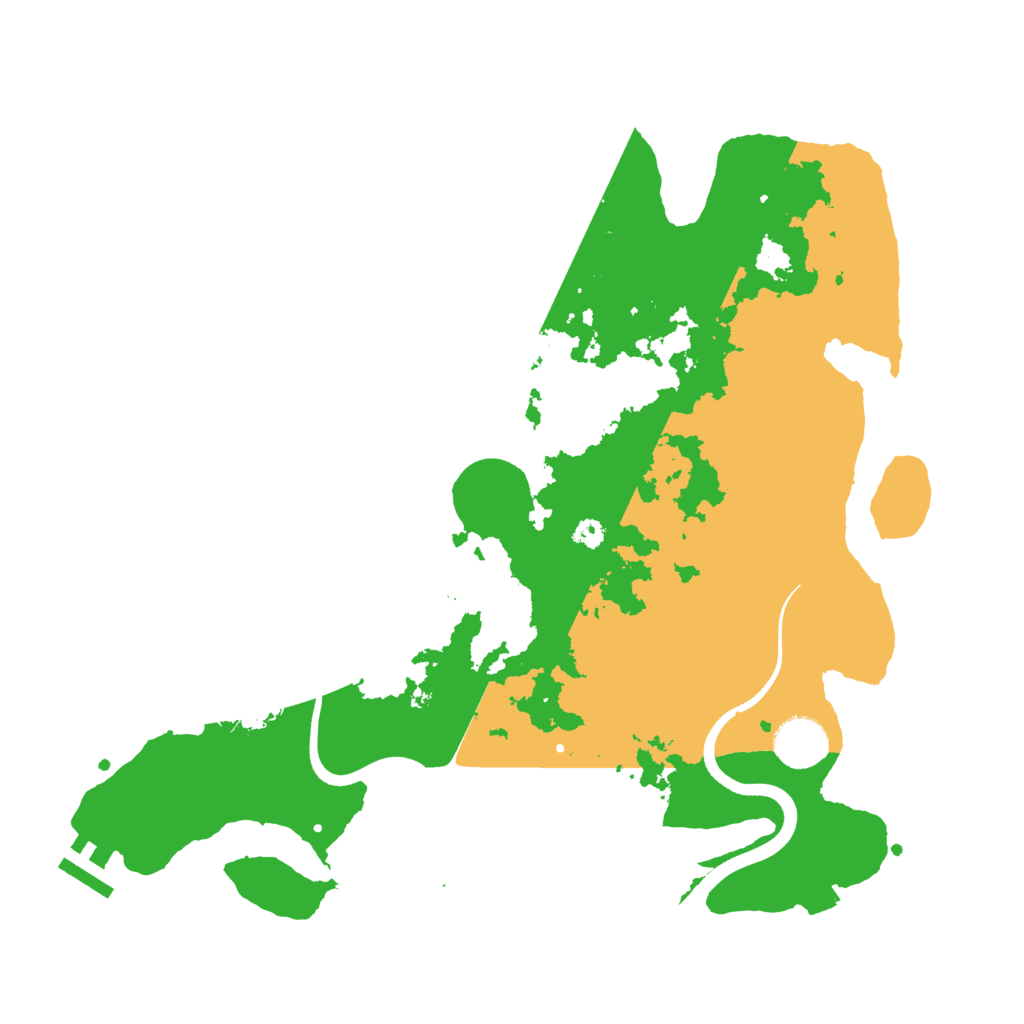 Biome Rust Map: Procedural Map, Size: 3500, Seed: 691075861