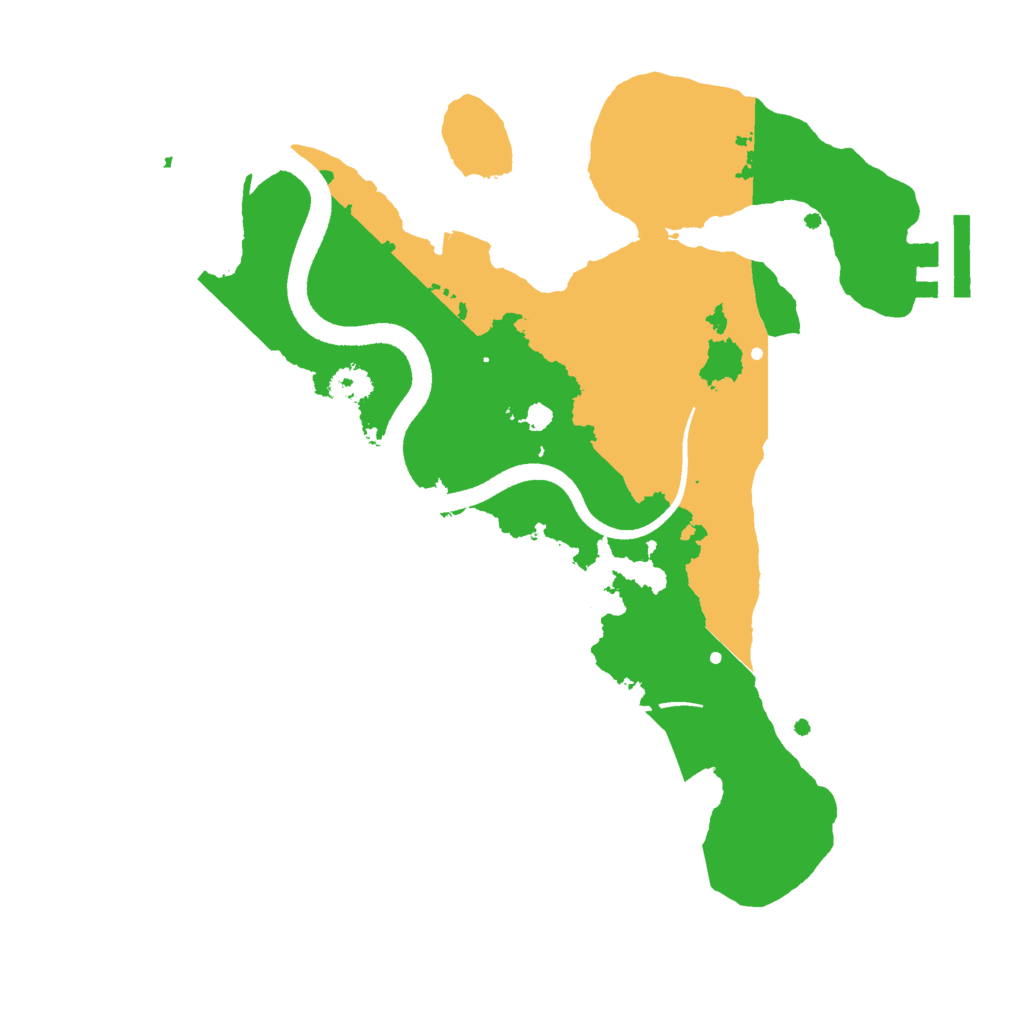 Biome Rust Map: Procedural Map, Size: 2500, Seed: 2020311750