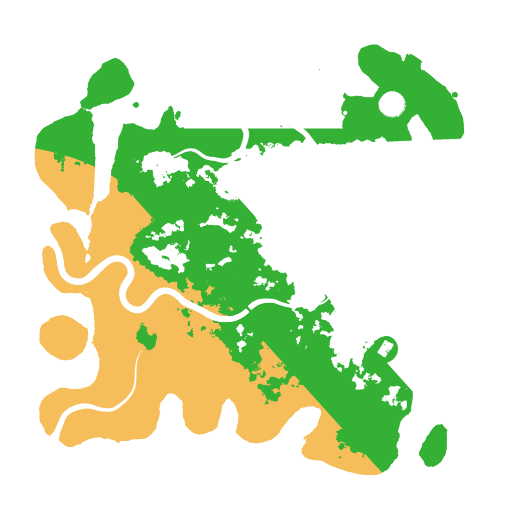 Biome Rust Map: Procedural Map, Size: 3500, Seed: 953353626