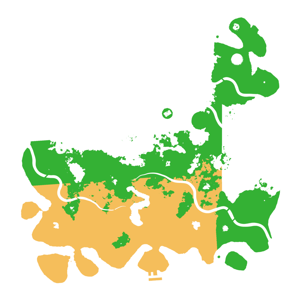 Biome Rust Map: Procedural Map, Size: 4500, Seed: 1049519765