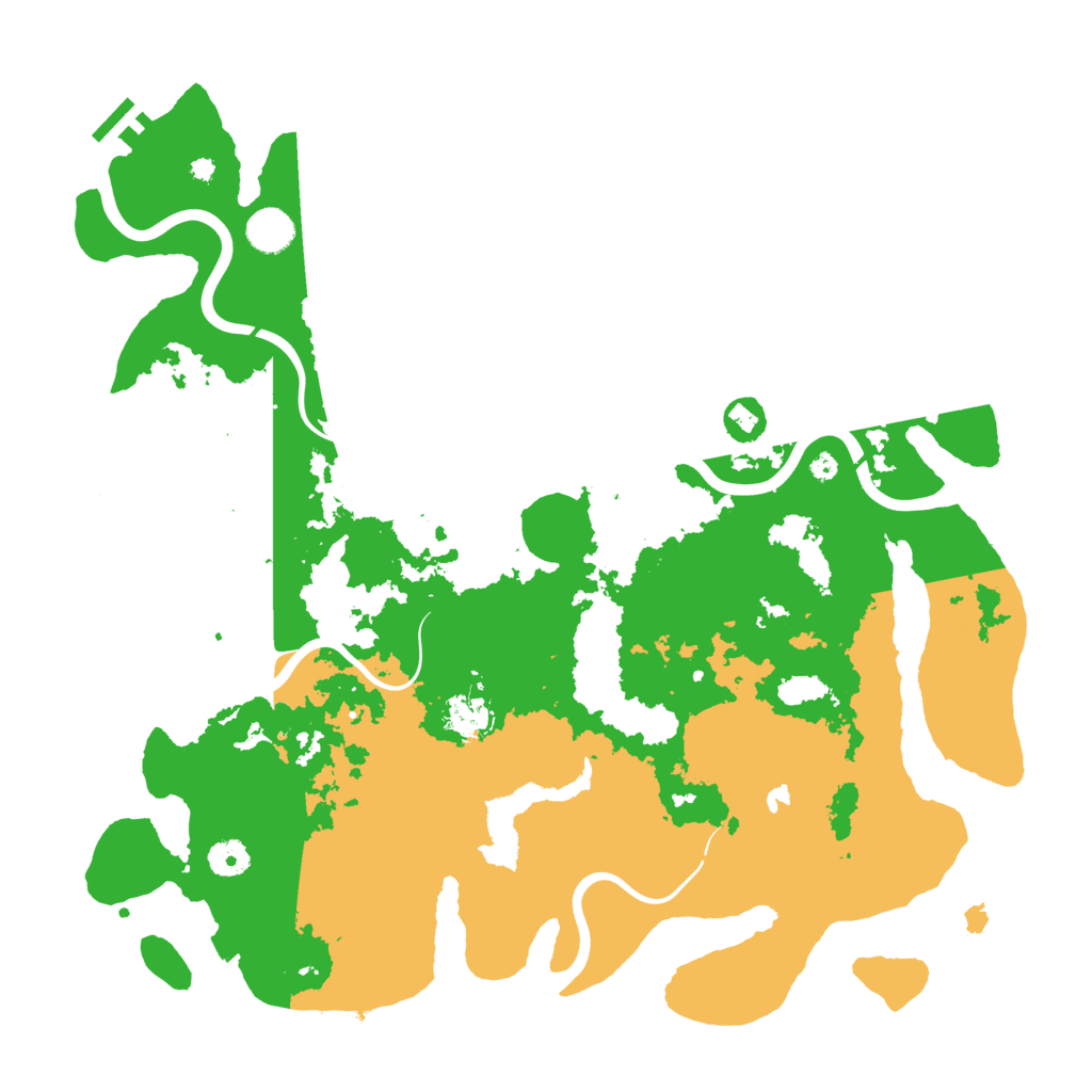 Biome Rust Map: Procedural Map, Size: 4200, Seed: 26954636