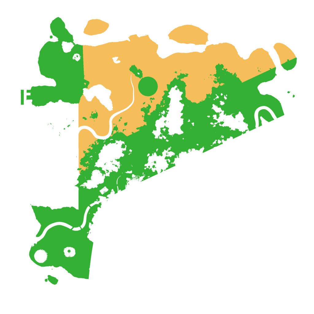 Biome Rust Map: Procedural Map, Size: 4250, Seed: 391264776