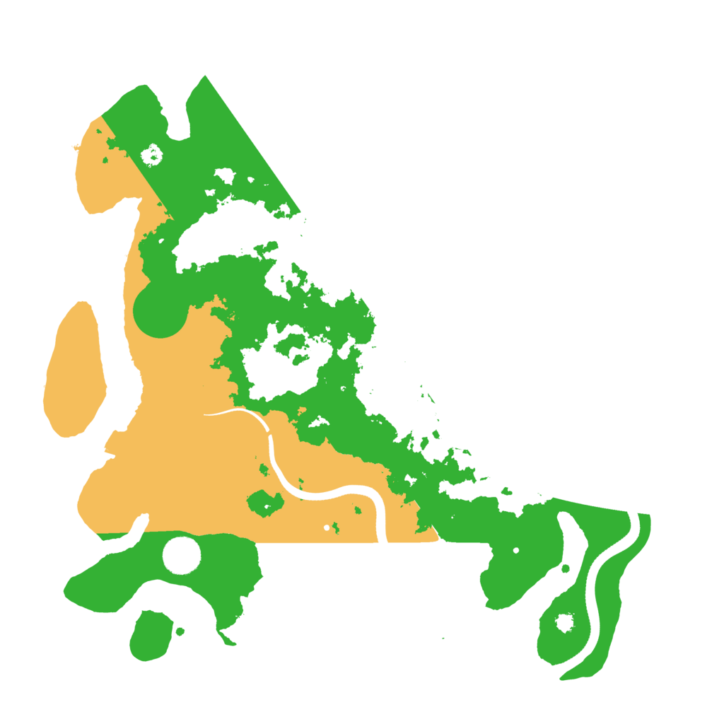 Biome Rust Map: Procedural Map, Size: 3500, Seed: 543234432
