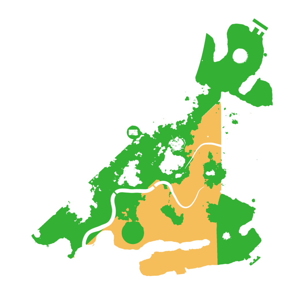 Biome Rust Map: Procedural Map, Size: 3500, Seed: 700554078