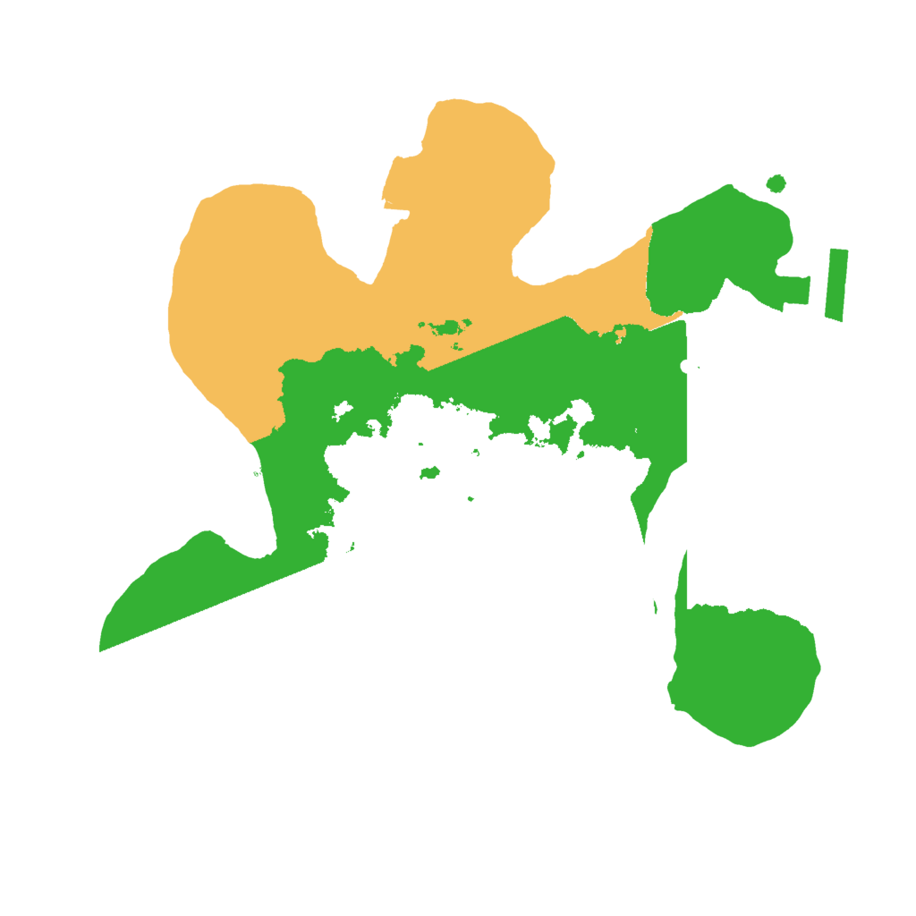 Biome Rust Map: Procedural Map, Size: 2000, Seed: 1190013747