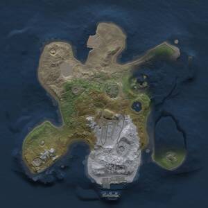 Thumbnail Rust Map: Procedural Map, Size: 2000, Seed: 1190013747, 6 Monuments