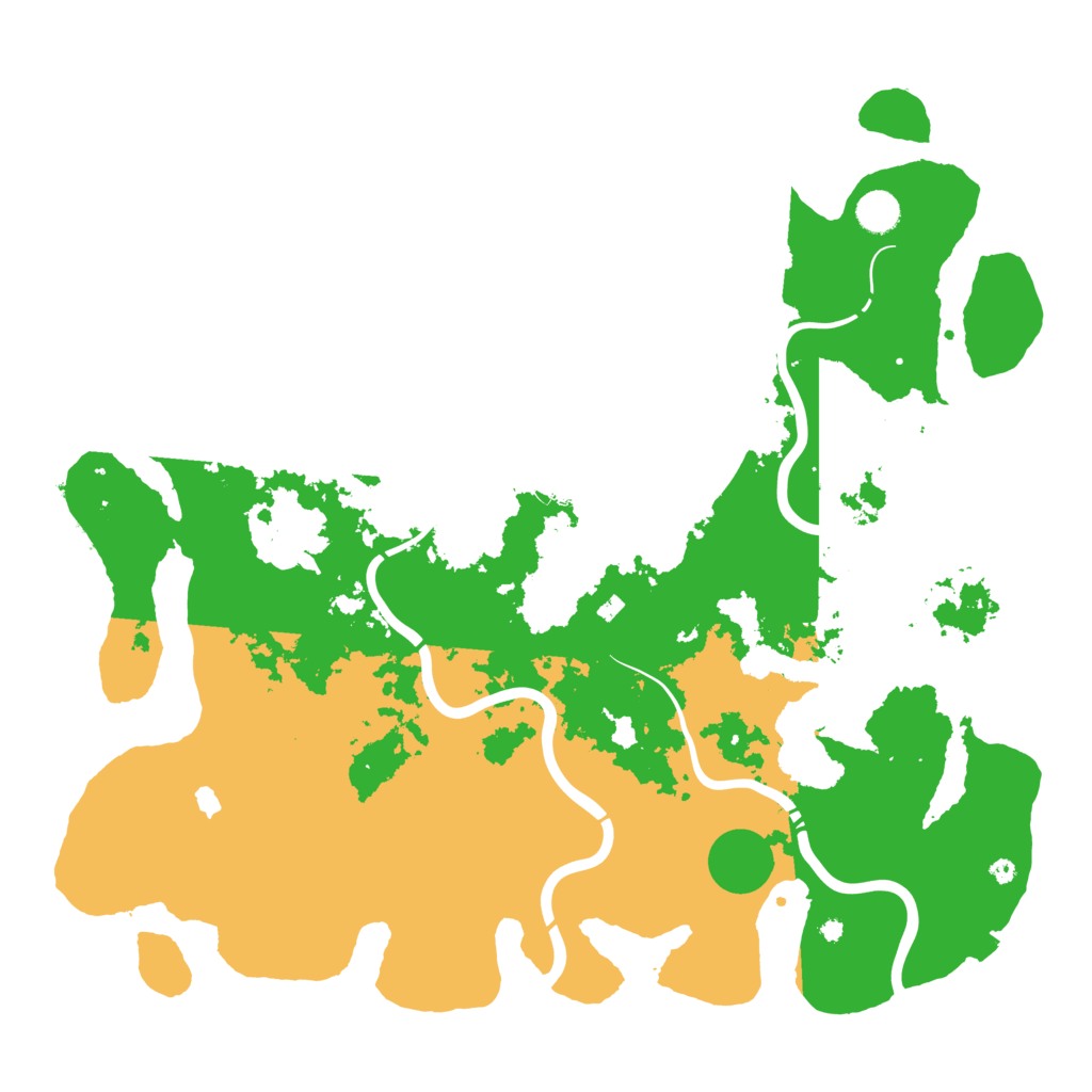 Biome Rust Map: Procedural Map, Size: 4450, Seed: 51346