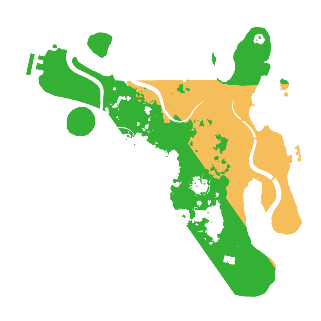 Biome Rust Map: Procedural Map, Size: 3000, Seed: 6760