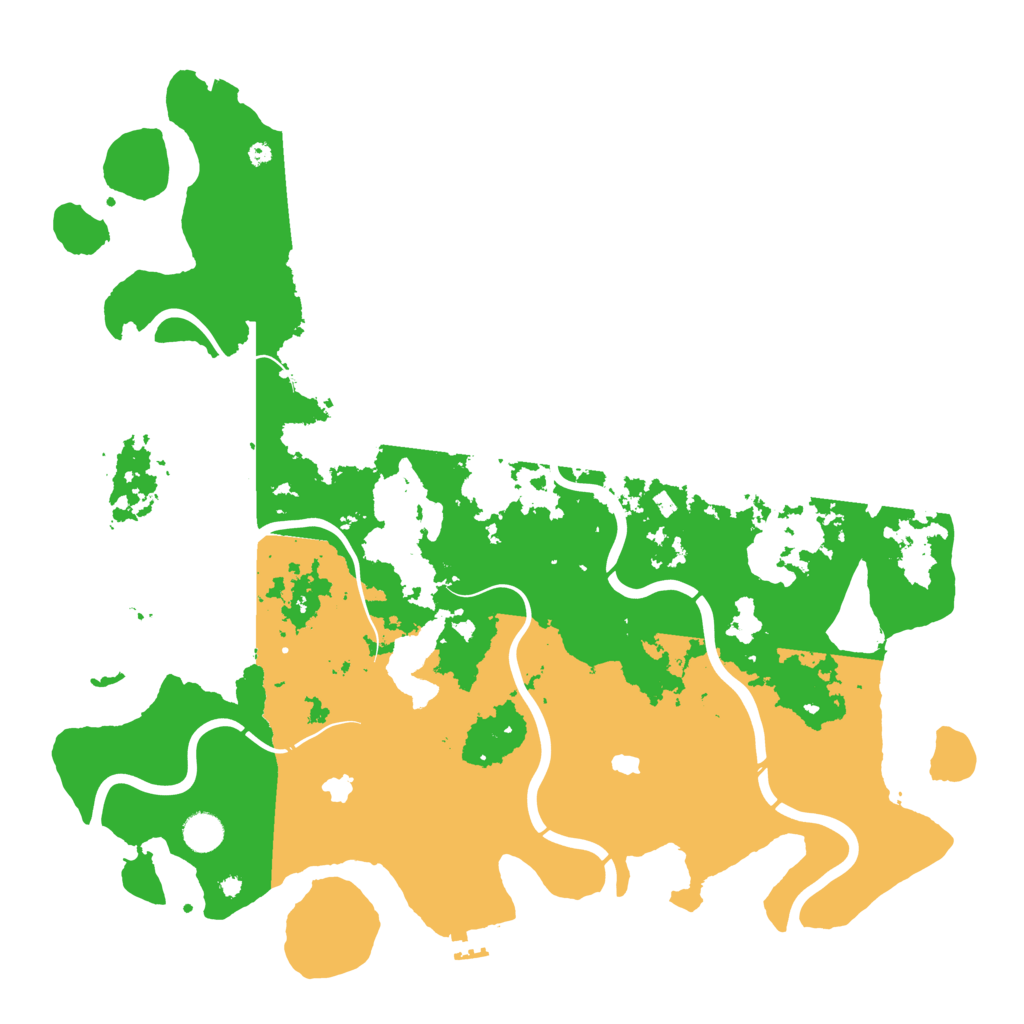 Biome Rust Map: Procedural Map, Size: 4500, Seed: 1931886845