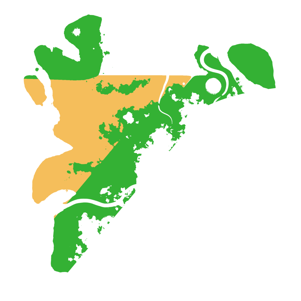 Biome Rust Map: Procedural Map, Size: 3500, Seed: 973690246
