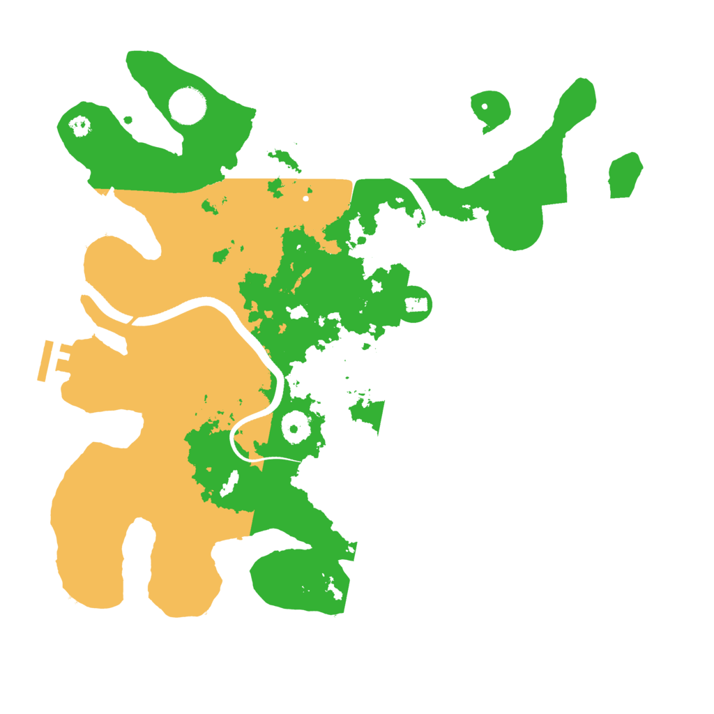 Biome Rust Map: Procedural Map, Size: 3500, Seed: 1088590290