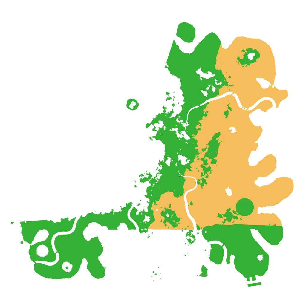 Biome Rust Map: Procedural Map, Size: 4500, Seed: 678438655