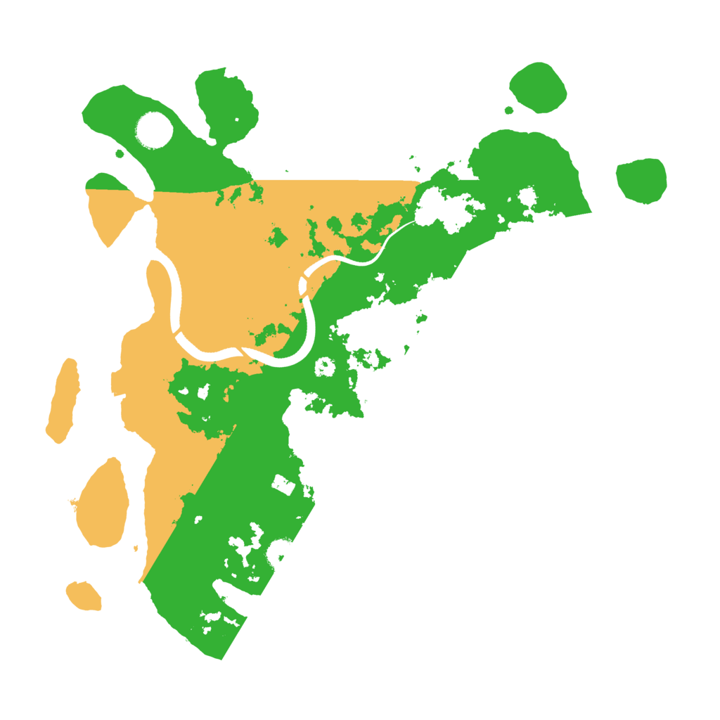 Biome Rust Map: Procedural Map, Size: 3500, Seed: 533812477