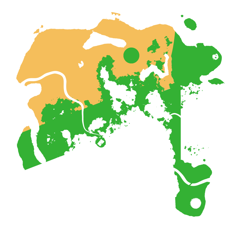 Biome Rust Map: Procedural Map, Size: 4000, Seed: 481971