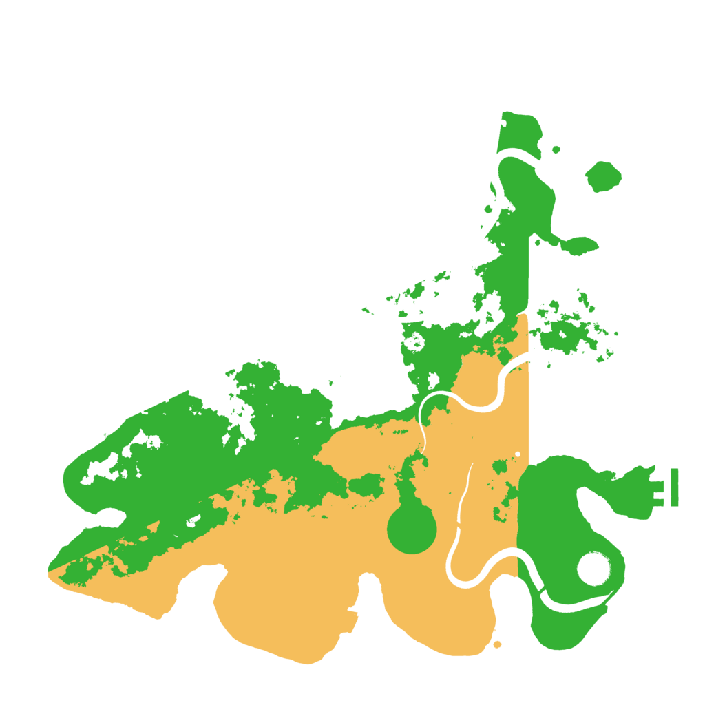 Biome Rust Map: Procedural Map, Size: 3750, Seed: 1231214948