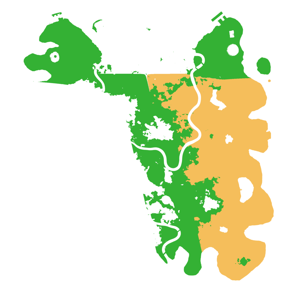 Biome Rust Map: Procedural Map, Size: 4500, Seed: 67534