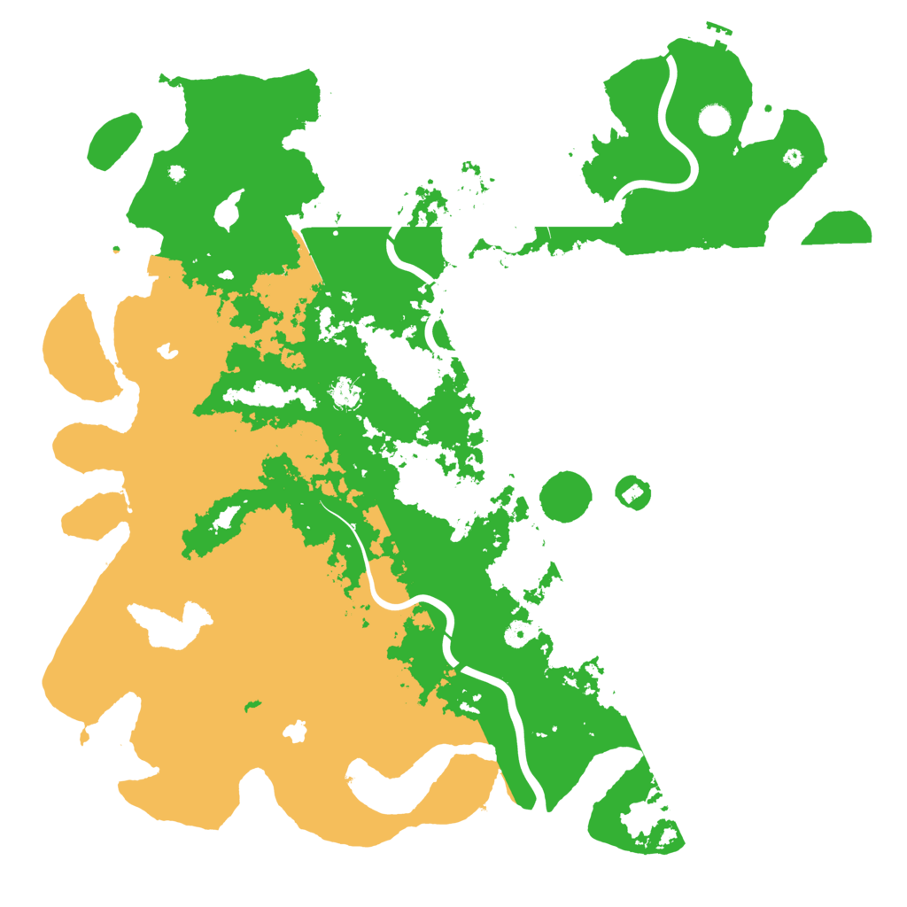 Biome Rust Map: Procedural Map, Size: 5000, Seed: 1808670345