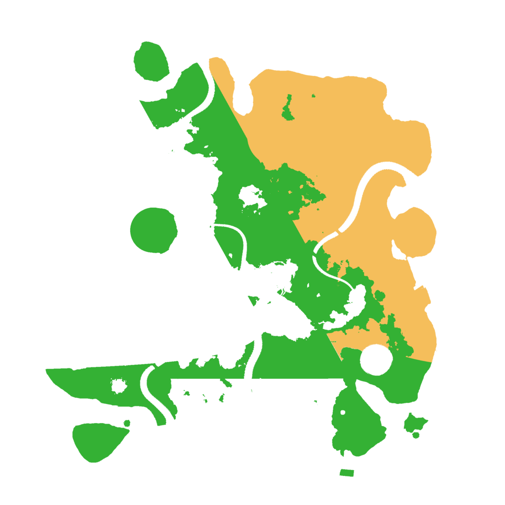 Biome Rust Map: Procedural Map, Size: 3000, Seed: 7082634