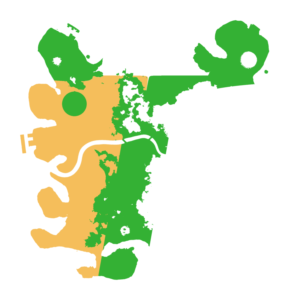 Biome Rust Map: Procedural Map, Size: 3250, Seed: 435413123