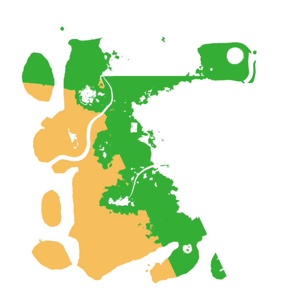 Biome Rust Map: Procedural Map, Size: 3250, Seed: 1088766340