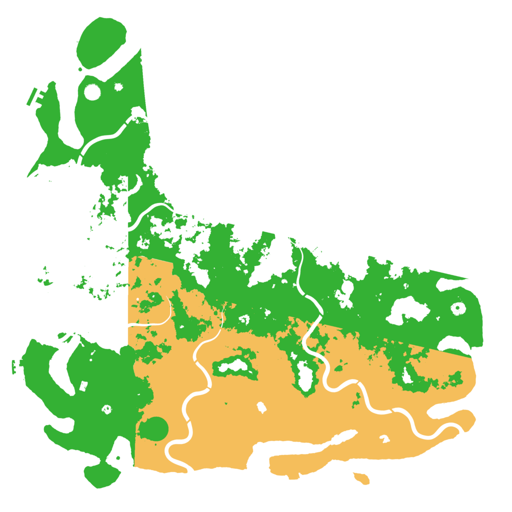 Biome Rust Map: Procedural Map, Size: 5500, Seed: 238909786