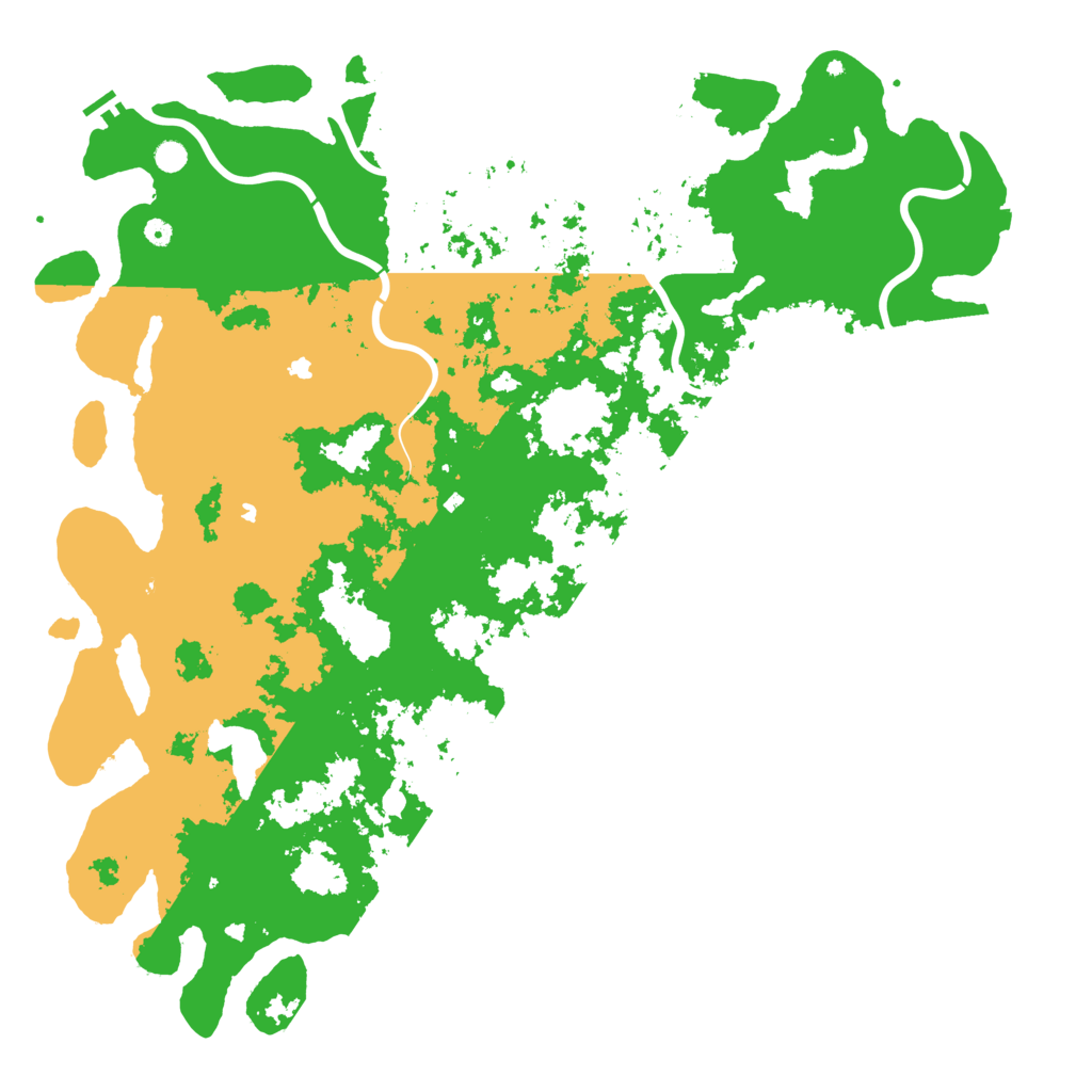 Biome Rust Map: Procedural Map, Size: 6000, Seed: 894889733