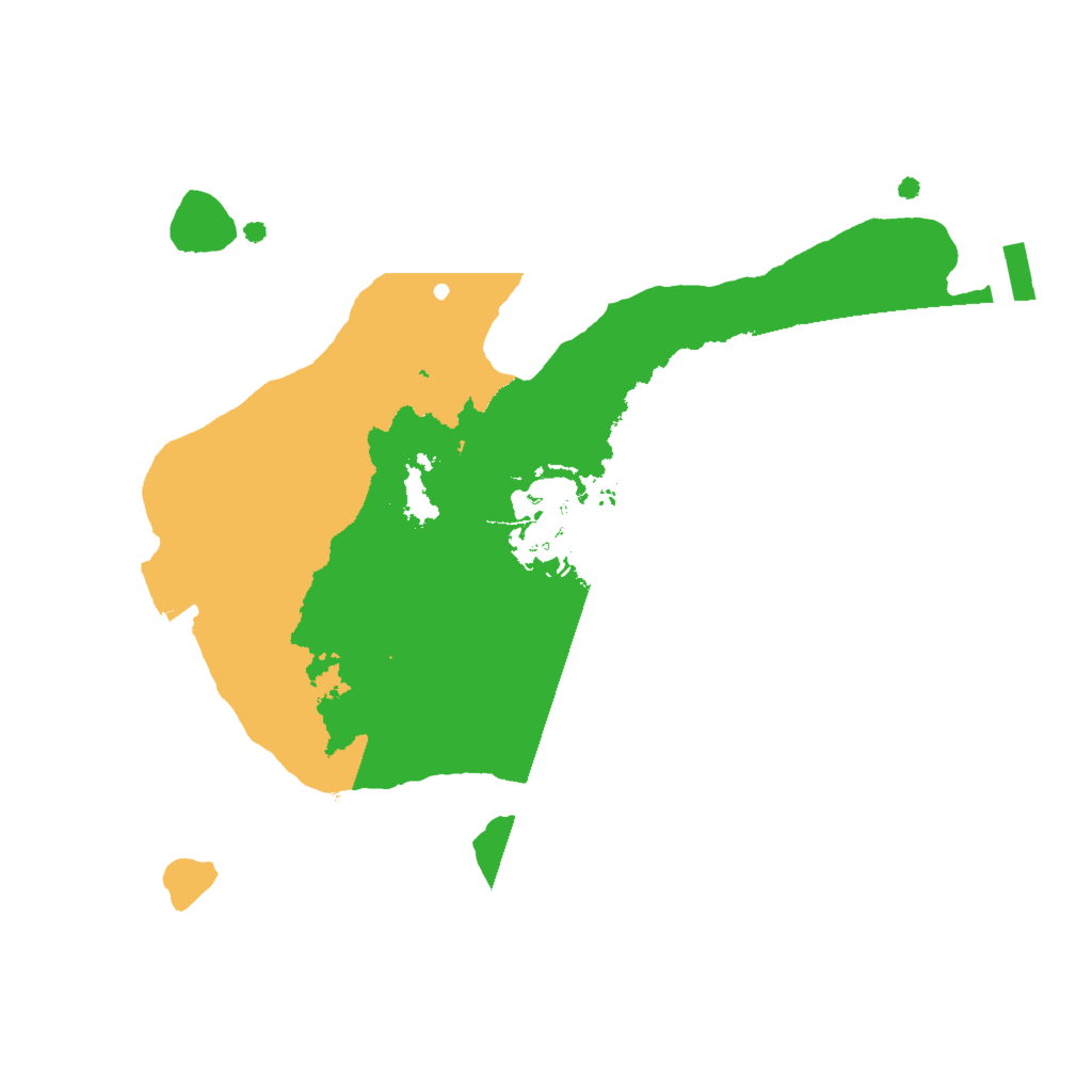 Biome Rust Map: Procedural Map, Size: 2000, Seed: 402463957