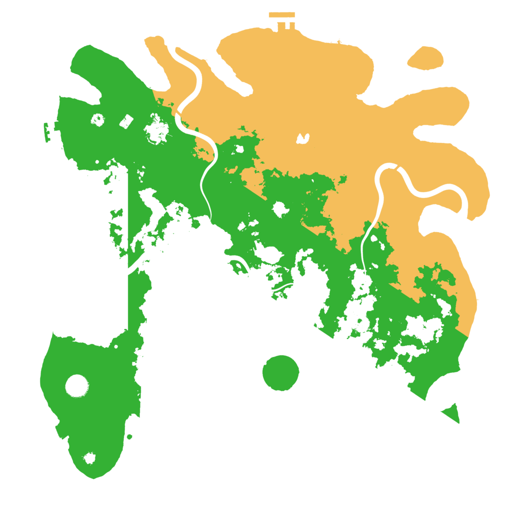 Biome Rust Map: Procedural Map, Size: 4000, Seed: 52412541