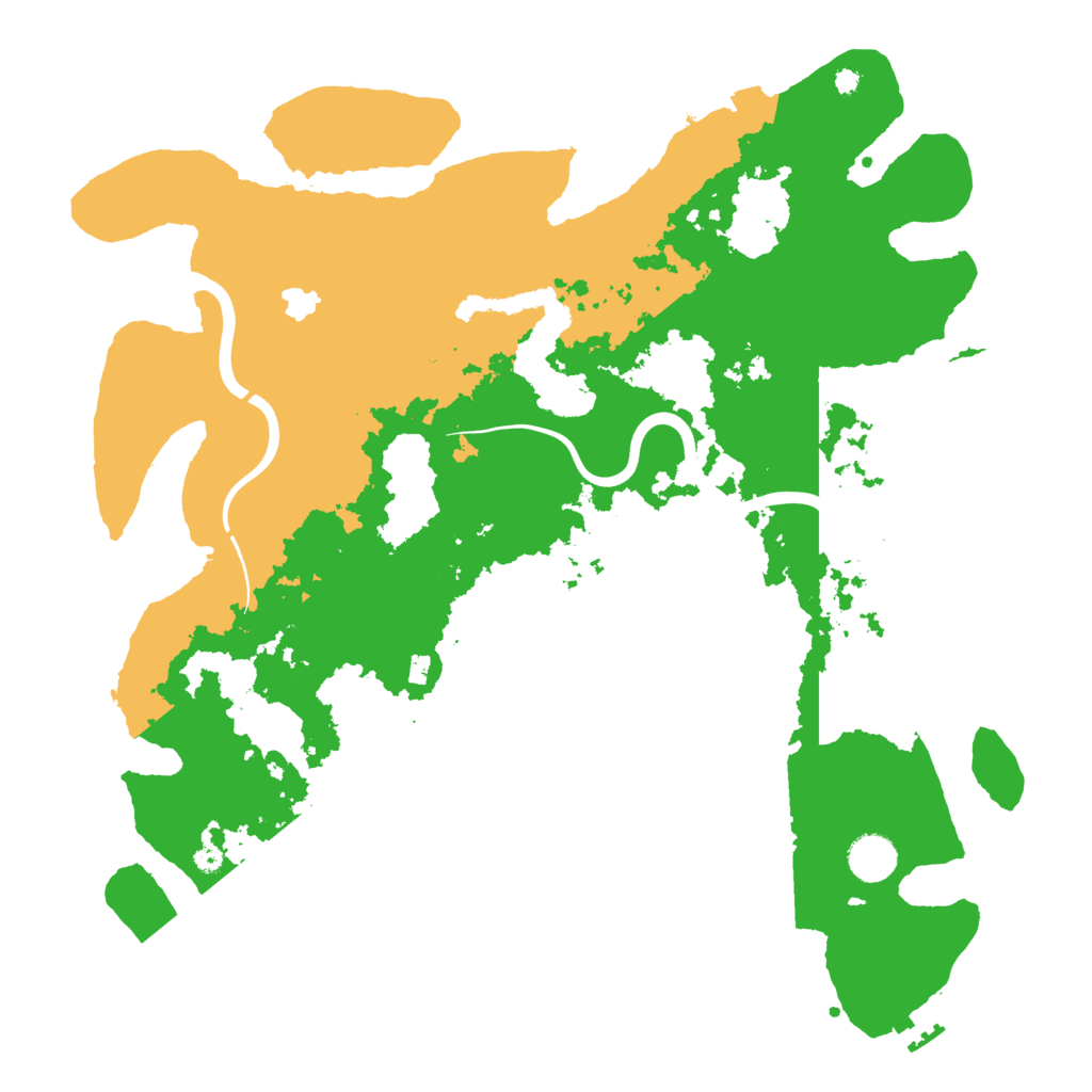 Biome Rust Map: Procedural Map, Size: 4000, Seed: 123478