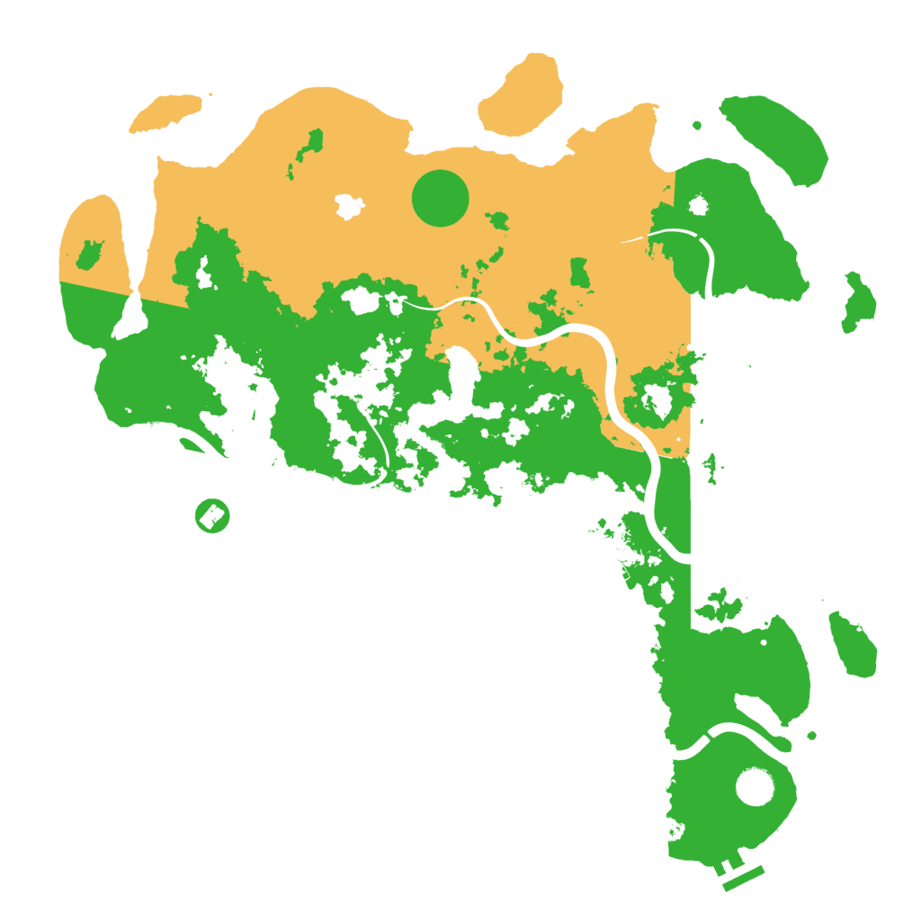 Biome Rust Map: Procedural Map, Size: 4250, Seed: 460599181