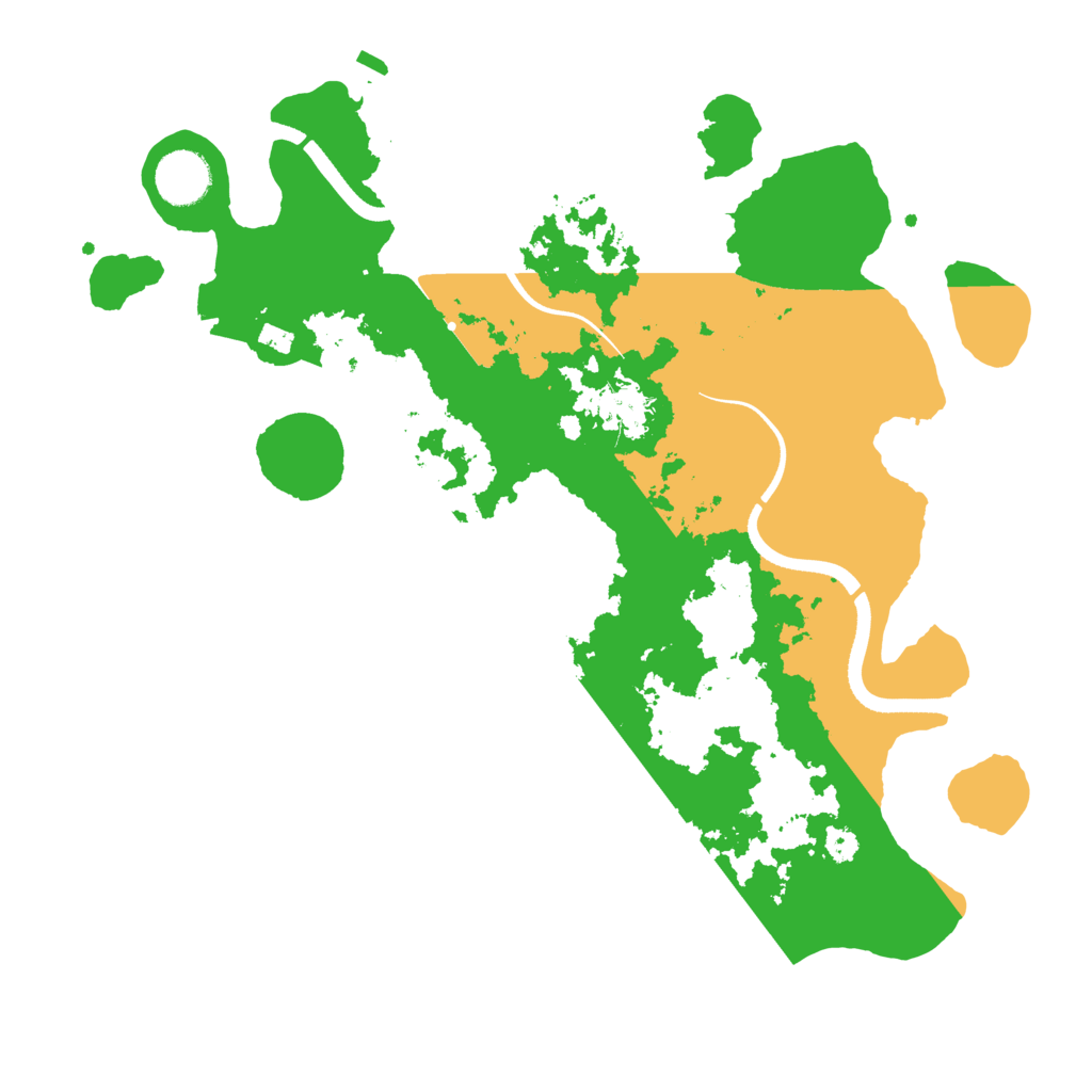 Biome Rust Map: Procedural Map, Size: 3500, Seed: 875199853