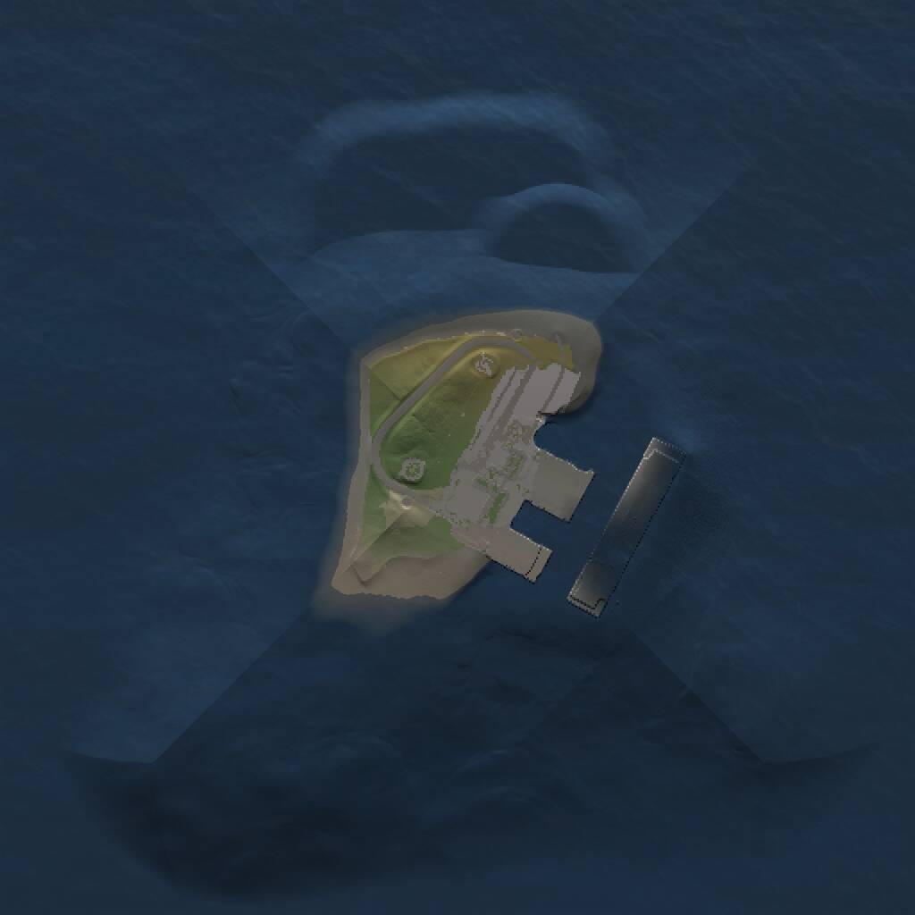 Rust Map: Procedural Map, Size: 1000, Seed: 84299, 2 Monuments