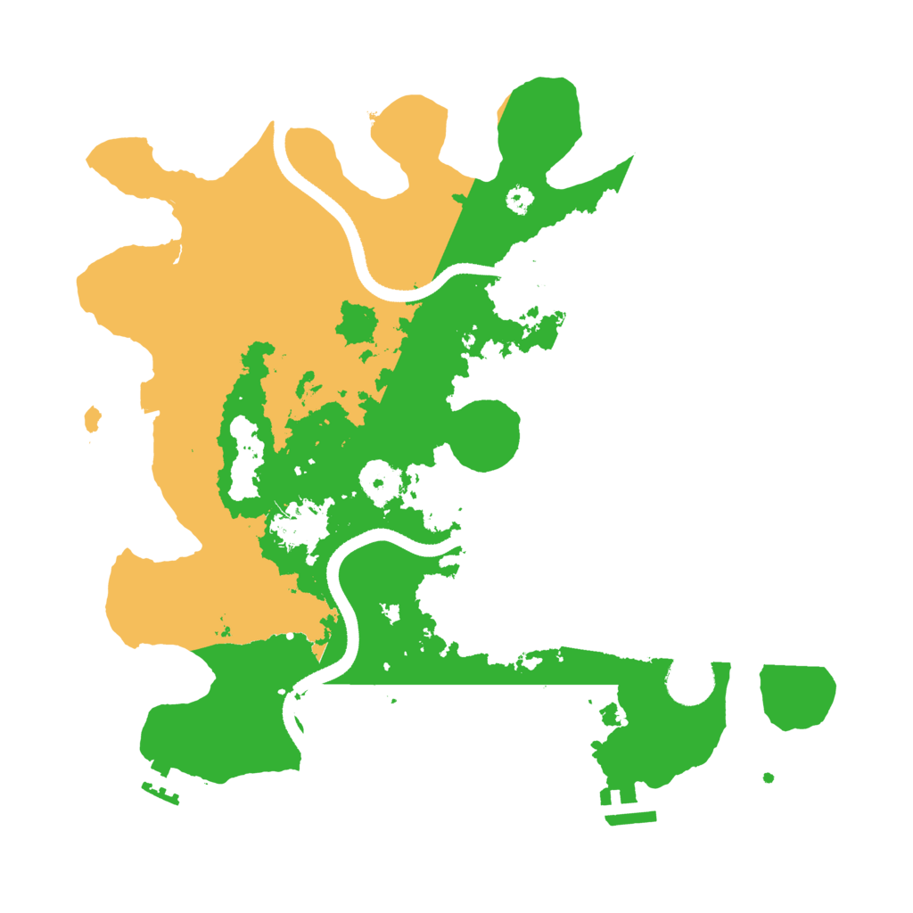 Biome Rust Map: Procedural Map, Size: 3400, Seed: 406179581