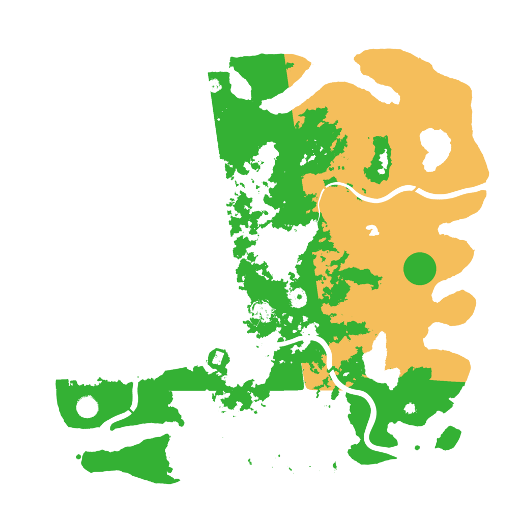 Biome Rust Map: Procedural Map, Size: 4200, Seed: 38523