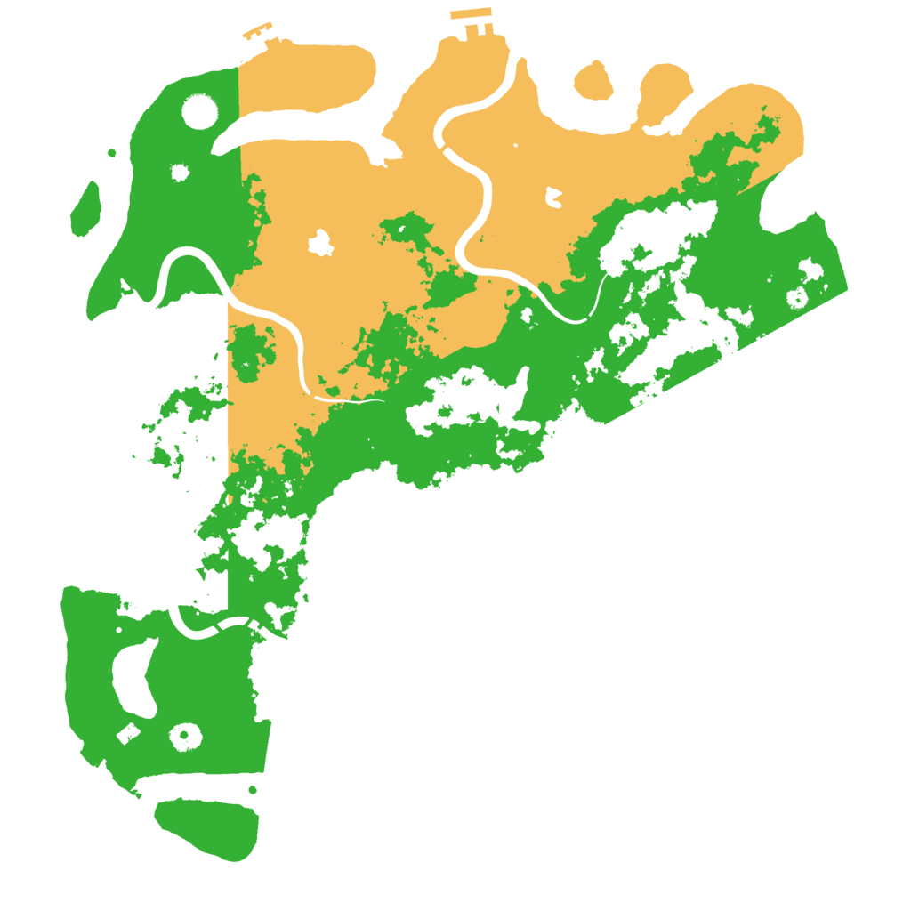 Biome Rust Map: Procedural Map, Size: 4500, Seed: 1313354279