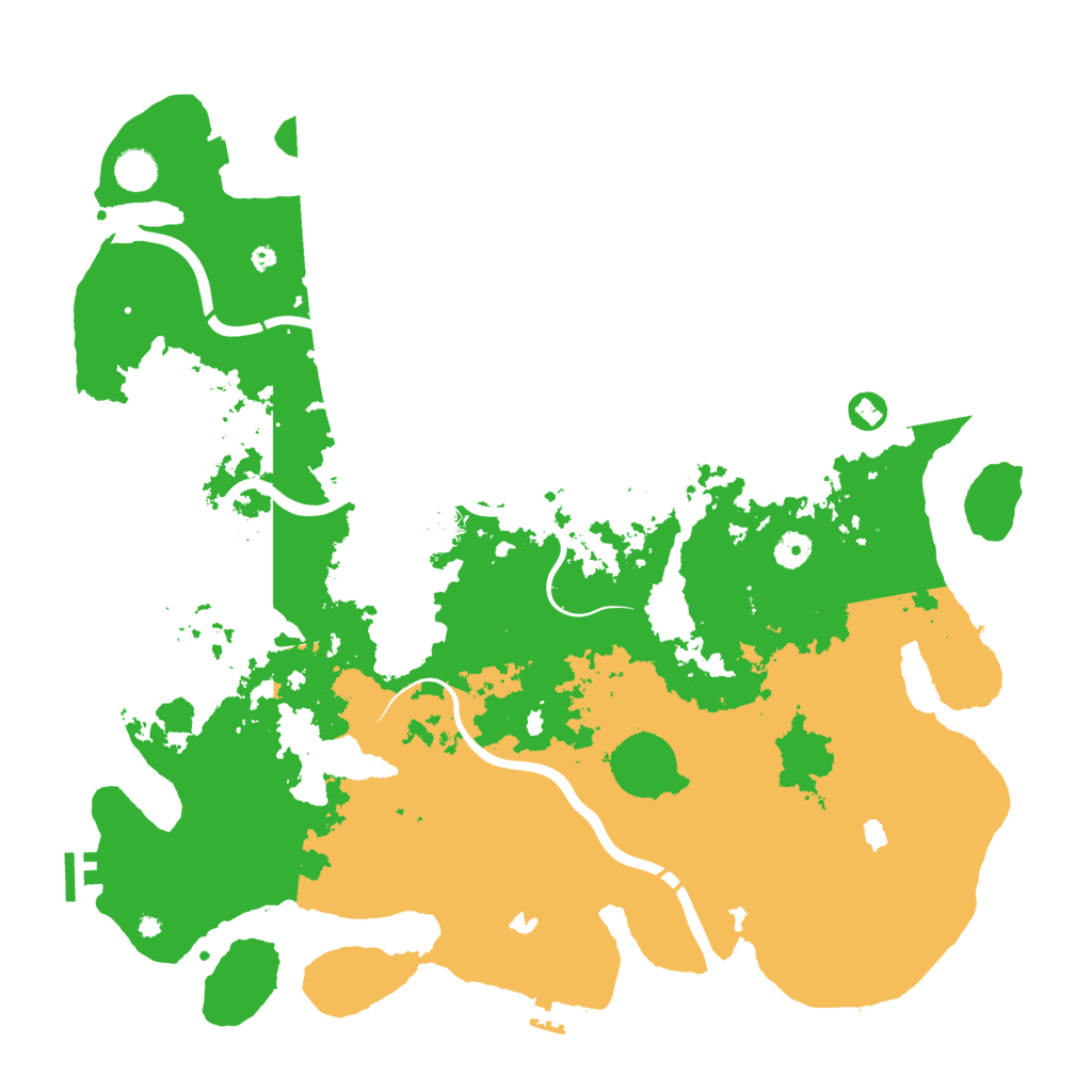 Biome Rust Map: Procedural Map, Size: 4500, Seed: 1513157788