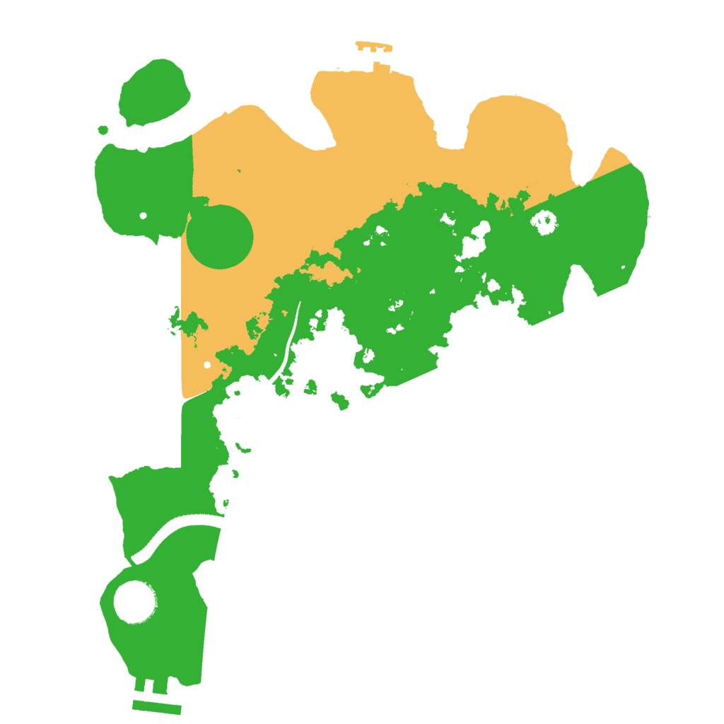 Biome Rust Map: Procedural Map, Size: 3000, Seed: 110530890