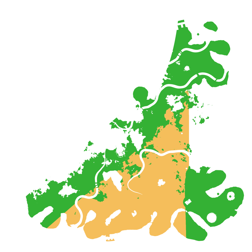 Biome Rust Map: Procedural Map, Size: 4500, Seed: 1167124348