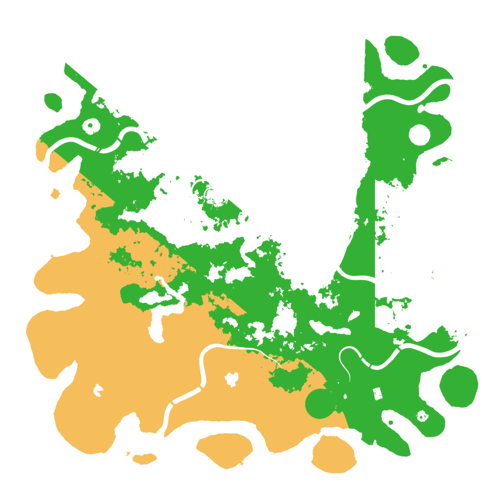 Biome Rust Map: Procedural Map, Size: 4500, Seed: 552246752