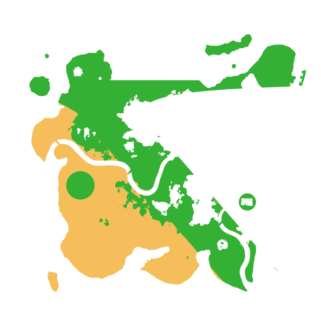 Biome Rust Map: Procedural Map, Size: 3000, Seed: 1654810970