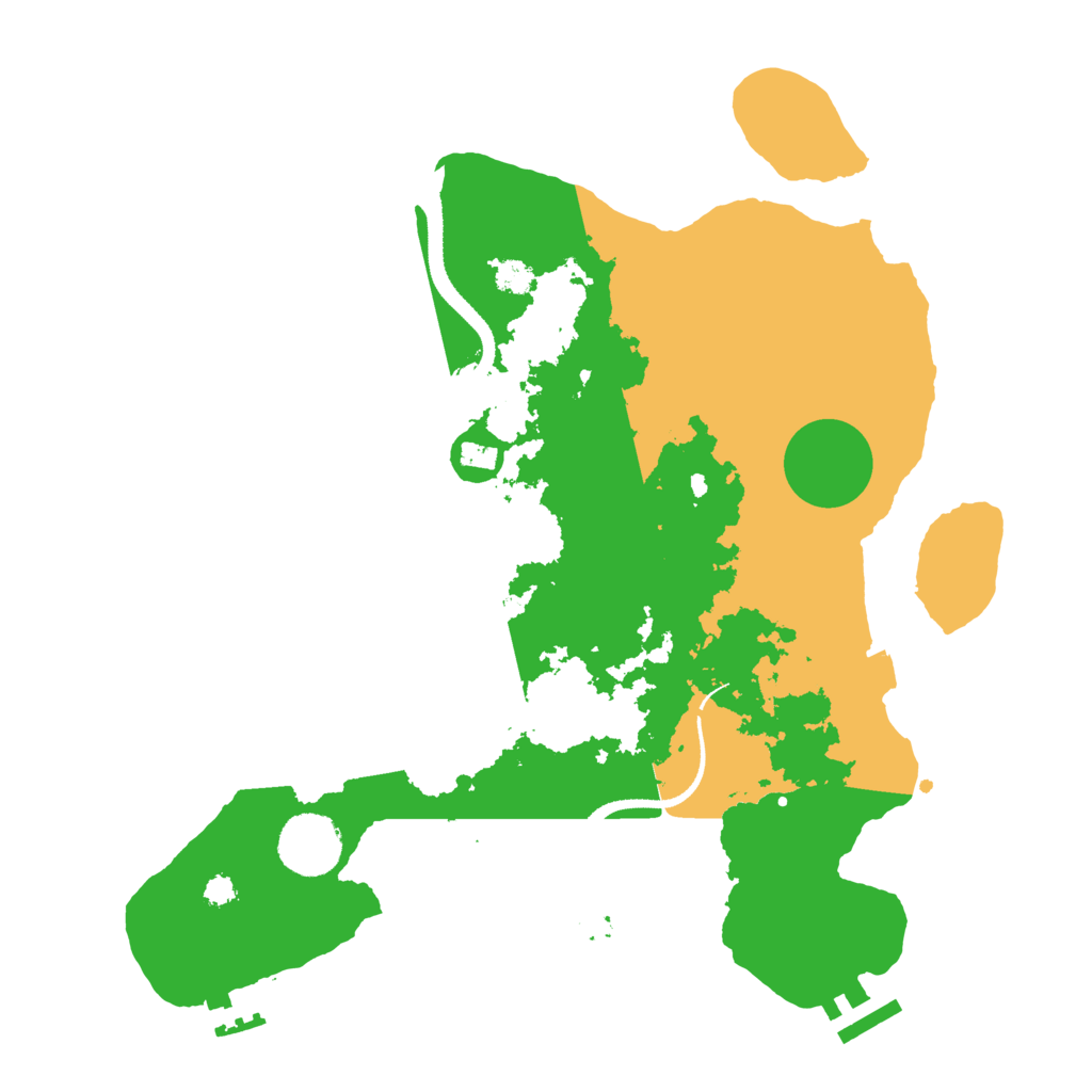 Biome Rust Map: Procedural Map, Size: 3250, Seed: 1138507517