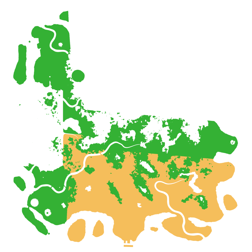Biome Rust Map: Procedural Map, Size: 5500, Seed: 1486719254