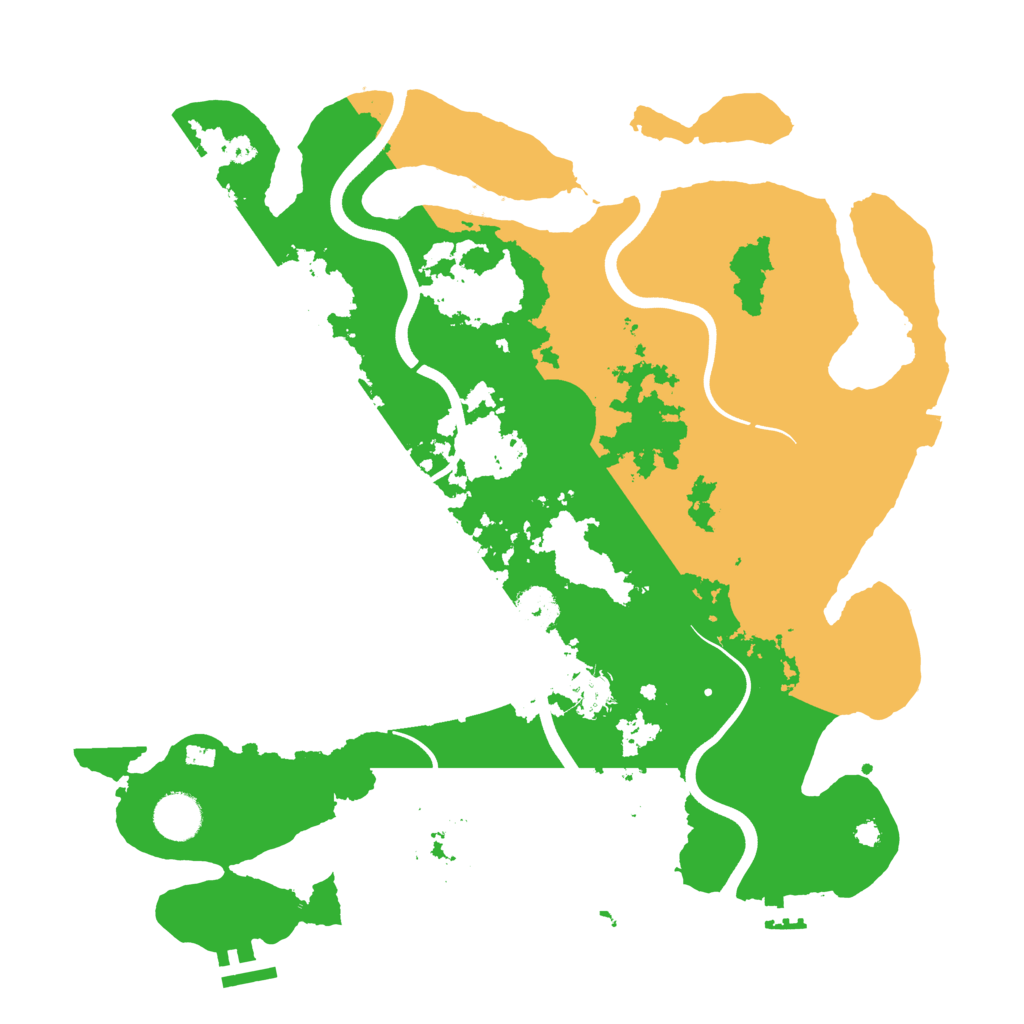 Biome Rust Map: Procedural Map, Size: 3750, Seed: 2005208710
