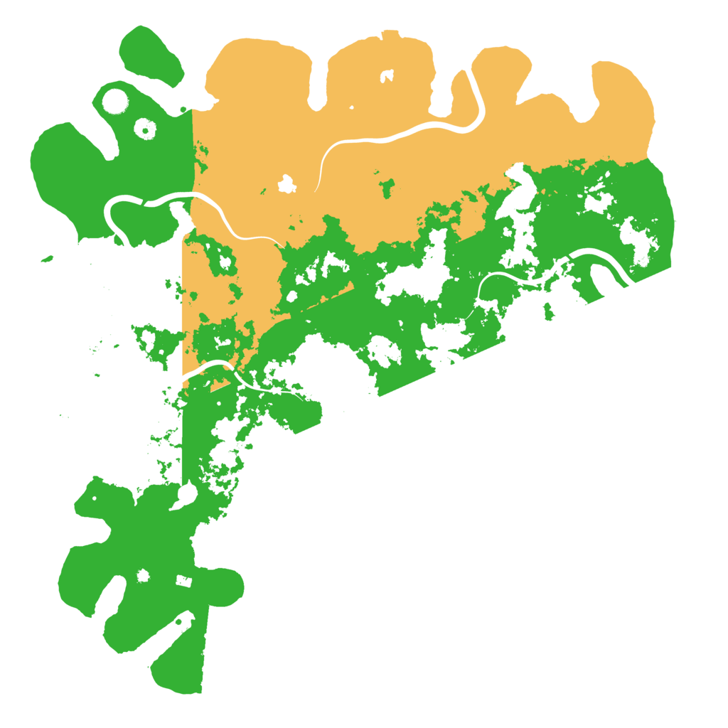 Biome Rust Map: Procedural Map, Size: 5000, Seed: 19082342
