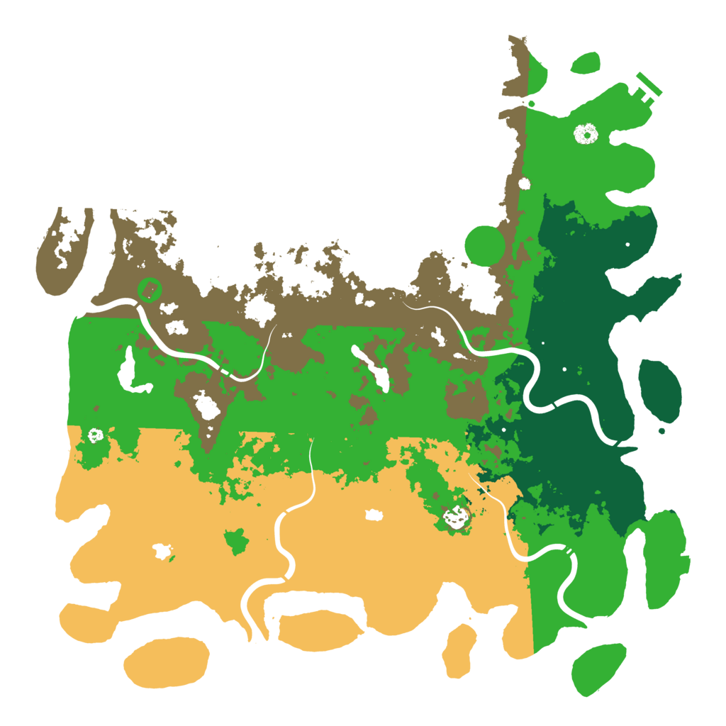 Biome Rust Map: Procedural Map, Size: 4750, Seed: 1004191596