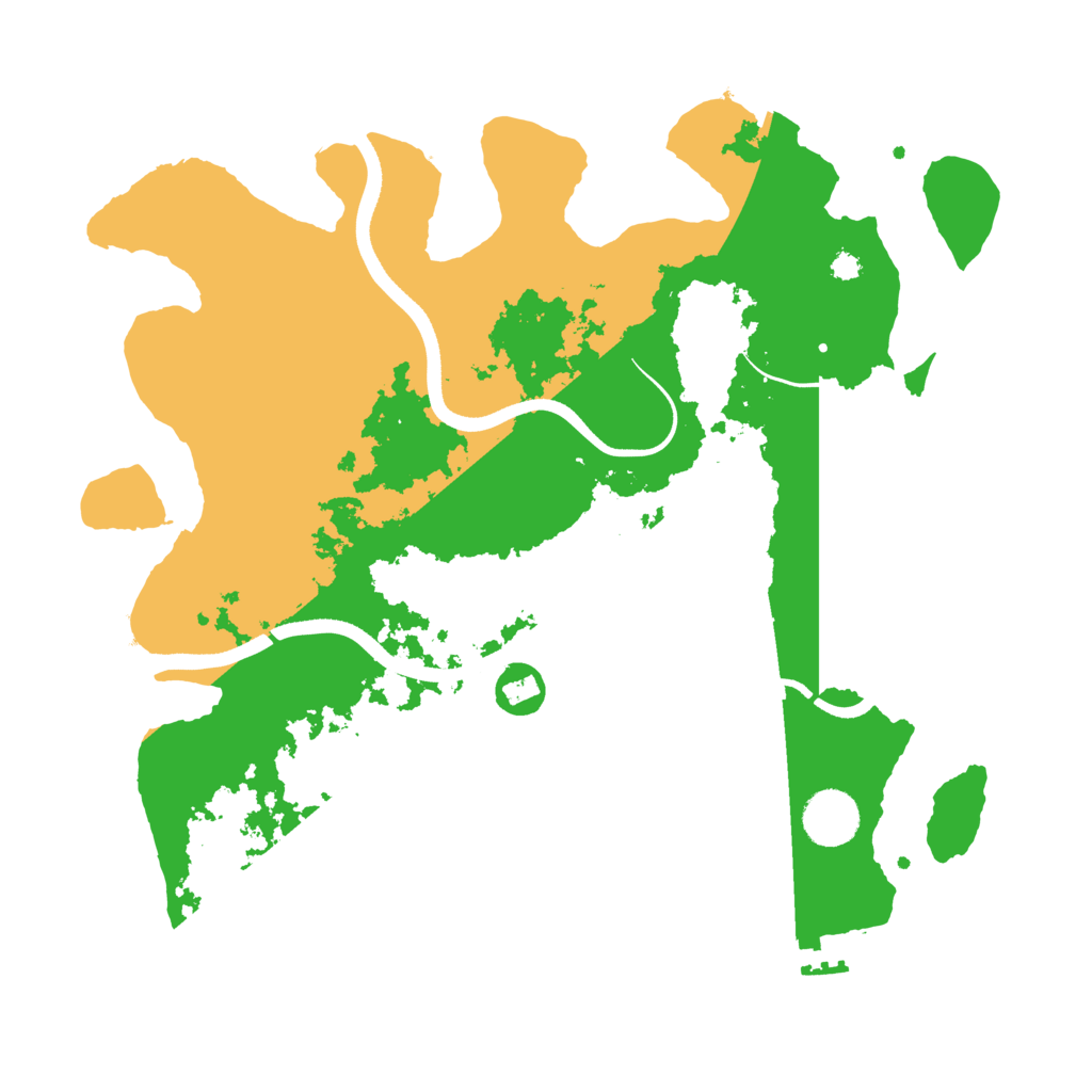 Biome Rust Map: Procedural Map, Size: 3500, Seed: 1603687684