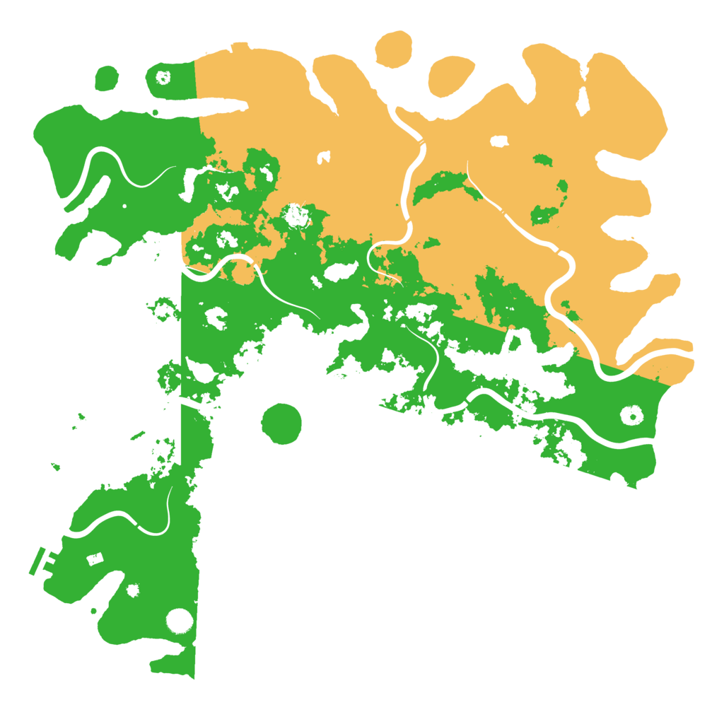Biome Rust Map: Procedural Map, Size: 5000, Seed: 828777149