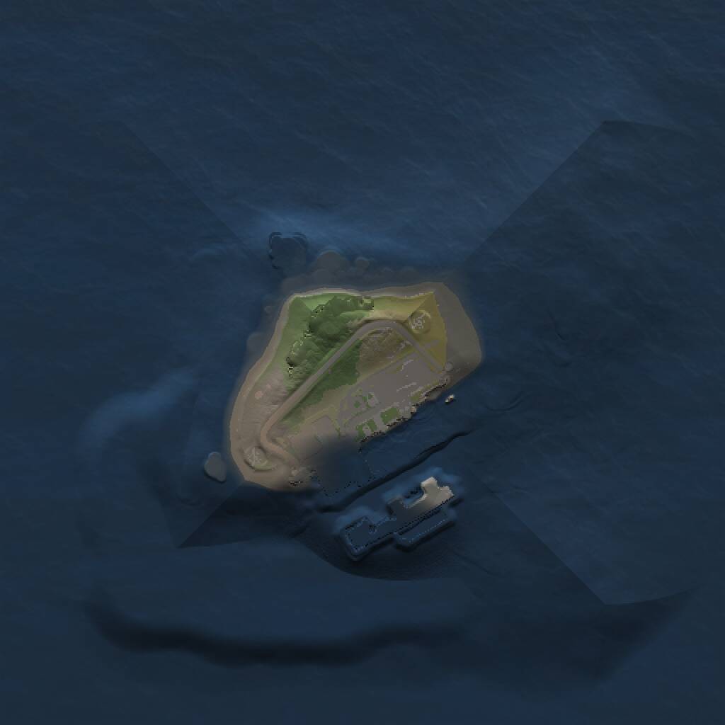 Rust Map: Procedural Map, Size: 1000, Seed: 84317, 2 Monuments