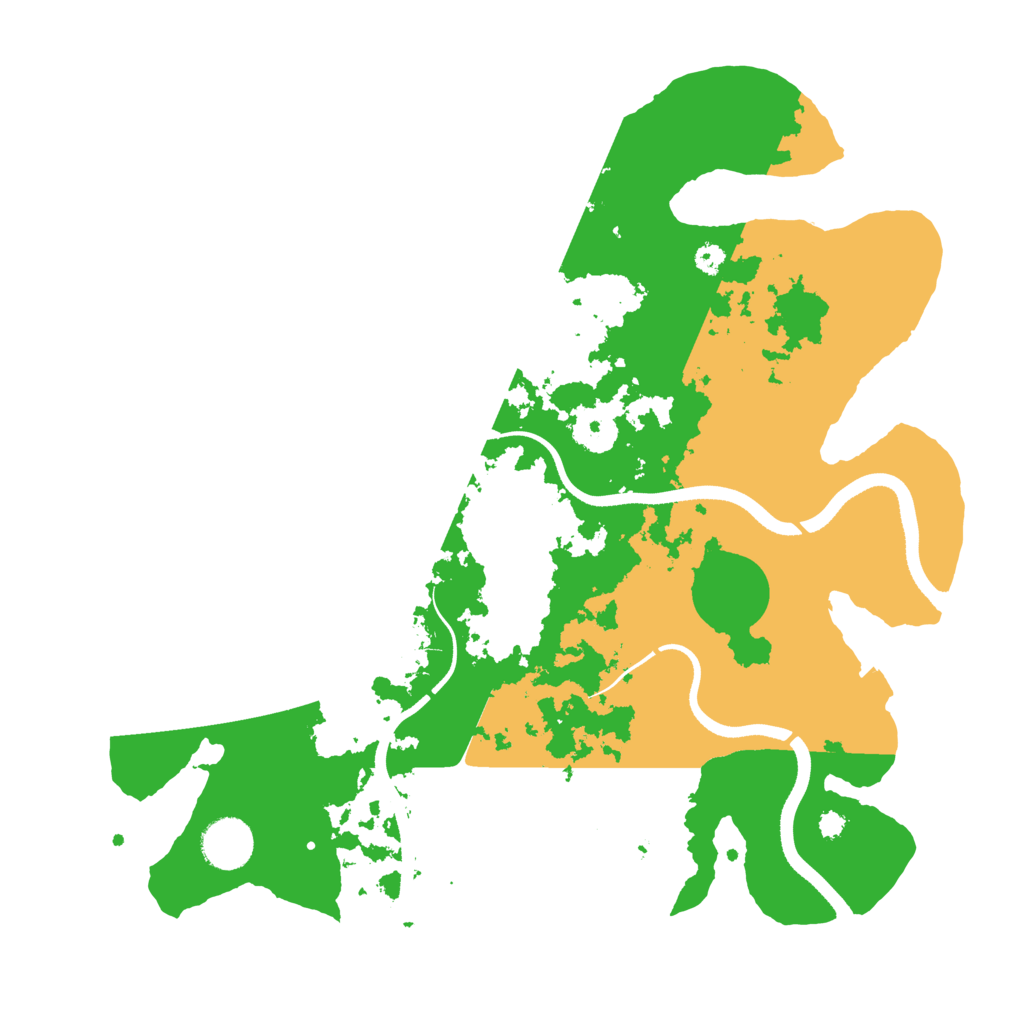 Biome Rust Map: Procedural Map, Size: 3500, Seed: 560222653